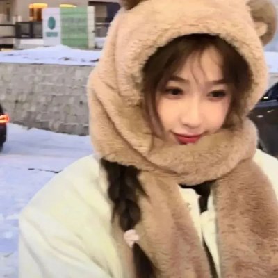 冬天的女子